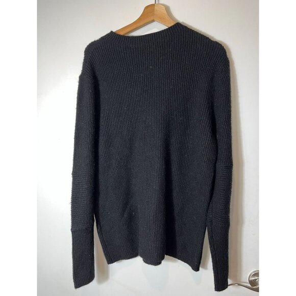 Reiss Black Orley  Ribbed Knit Sweater Size Large Womens - Picture 4 of 8